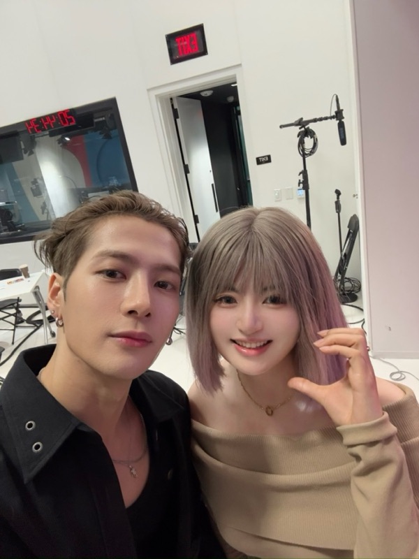 With Jackson Wang