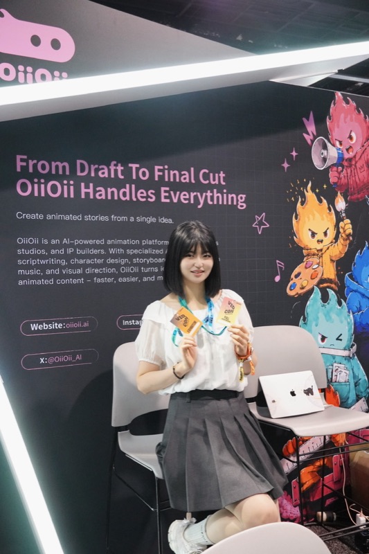 Exhibiting at the startup booth at VidCon